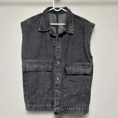 ノースリーブ デニムジャケット