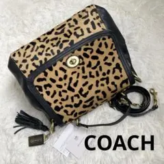 極美品 vintage coach archive y2k leopard