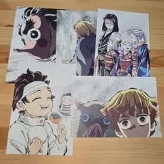 幕間画ポストカードセット　「鬼滅の刃」全集中展　刀鍛冶の里編・柱稽古編 5枚