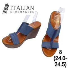 大人気☆ ITALIAN SHOEMAKERS ウエッジ サンダル ゴア 8