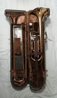 Bach Trb 16M 1980年代 未使用ベルとスライド内管、純正ケース。 Bach Trb 16M 1980年代 未使用ベルとスライド内管、純正ケース