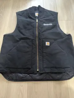 Carhartt】USA製 腰ゴム V01 BLKダックベスト XL - メルカリ