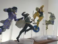 ブリスター、箱、正規台座ありジョジョの奇妙な冒険 フィギュア4体セット