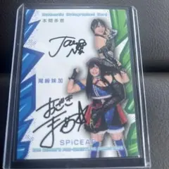 BBM 2021 女子プロレス　本間多恵　直筆サインカード　/30 BBM 2021 女子プロレス 本間多恵 直筆サインカード /30 SP6