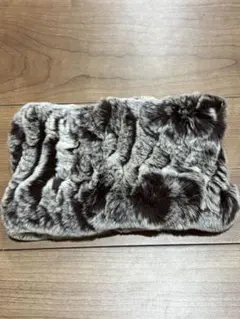 美品　毛皮　ネックウォーマー　スヌード