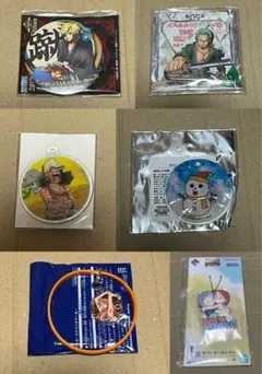 ワンピースグッズ6点セット　ゾロ　サンジ