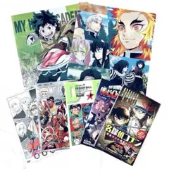 映画 入場者特典 クリアファイル セット 鬼滅の刃 ヒロアカ コナン ナルト 他