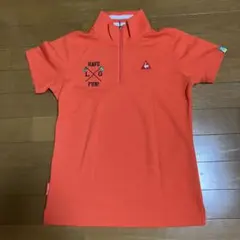 le coq sportif レディースシャツ Lサイズ オレンジ