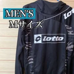 lotto フード付きシャツ ロンT ブラック プラクティス