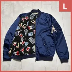 メゾンキツネ　2022SS ボンバージャケット　Lサイズ MA-1 メゾンキツネ 2022SS ボンバージャケット Lサイズ MA-1