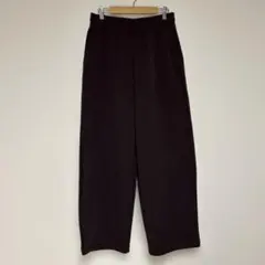 美品 ユニクロ Ｃ スウェットワイドパンツ ワイン サイズS
