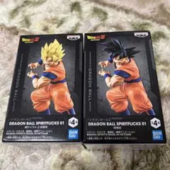 ドラゴンボール SPIRITFLICKS 01 超サイヤ人2 黒髪 2体セット