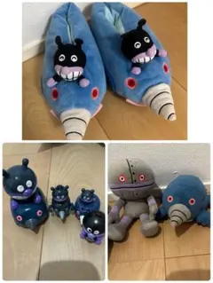もぐりん スリッパ　14〜16cm アンパンマン プリちぃビーンズ だだんだん