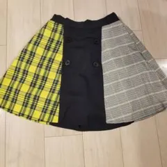 repipi armario チェックスカートM サイズ Ｍ インナーパンツ付き