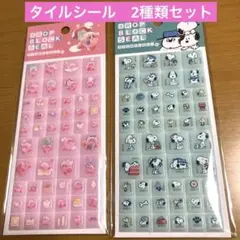 新品！タイルシール　カービィ　カービー　SNOOPY スヌーピー