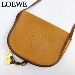 LOEWE ロエベ ショルダーバッグ ブラウン 茶色 アナグラム ヴィンテージ