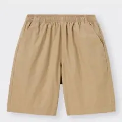 GU ハーフパンツ ベージュ チノパン 140cm