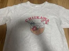 ちいかわ GU コラボ グラフィック tシャツ Lサイズ グレー