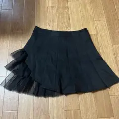 GRL インパン裏地付きチュールプリーツミニスカート at2282