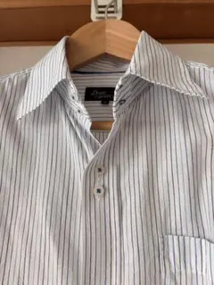 オンワードDeuse Mサイズ　半袖ワイシャツ ストライプ柄のサムネイル