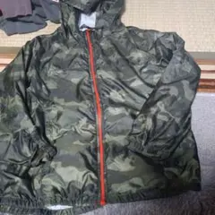 迷彩柄 フード付き ナイロンパーカー