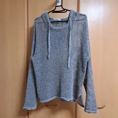 メッシュニットパーカー　しまむら