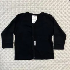 カーディガン 90 ベビー　ブラック