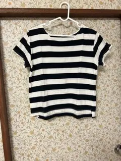 ストライプ 半袖Tシャツ Mサイズのサムネイル