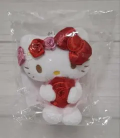 サンリオくじ　サンリオキャラクターズフラワー ハローキティぬいぐるみチャーム賞