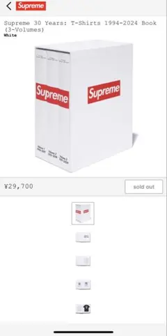 2026年最新】Supreme 30 Years T-Shirts 1994-2024 Bookの人気アイテム