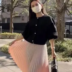 美品✨バースデーバッシュ　birthday bash パールカーディガン　黒