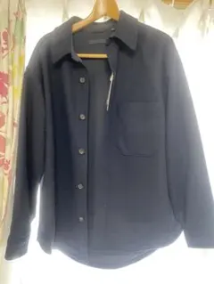 UNIQLO オーバーシャツジャケット XL ネイビー