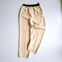 ユナイテッドアローズ テーパードパンツ ウエストゴム 38 クリーム