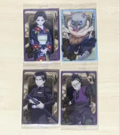 鬼滅の刃 ウエハース10 ノーマルカード N 嘴平伊之助 不死川玄弥 村田 珠世