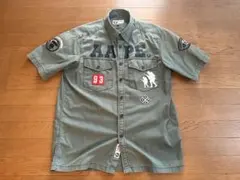 AAPE BY A BATHING APE 半袖シャツ カーキ XL ミリタリーのサムネイル
