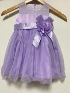 ベビードレス　パープル　90