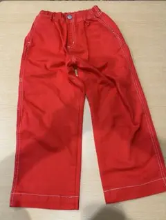 Right-on レッド　パンツ　110cm