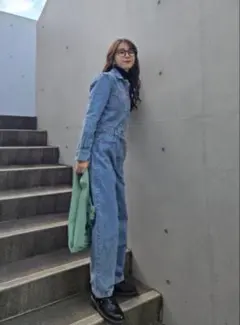 ZARA ザラ デニムジャンプスーツ　オールインワン