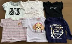 子供用Tシャツセット 7点　女の子　保育園用