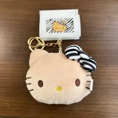 ハローキティ 日焼けキティ ゼブラ柄 キーホルダー