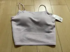 GU ピンクラメキャミソール