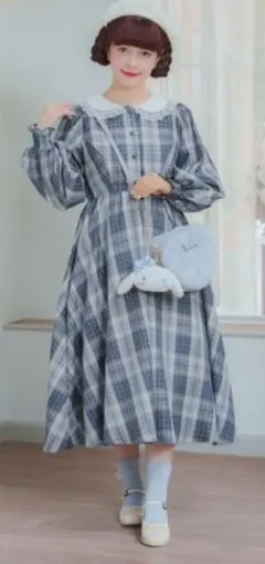 しまむら 青木美沙子 m♡petit サンリオ ワンピース シナモン Lサイズ