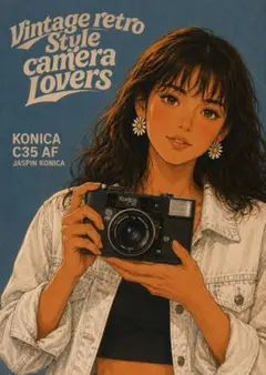 Ａ4サイズイラスト Konica C35 AF ジャスピンコニカ 本体のサムネイル