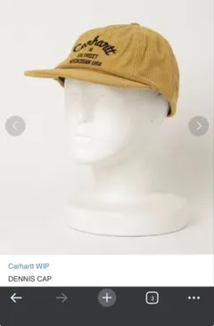 Carhartt コーデュロイDennis cap イエローのサムネイル