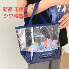 ダッフィー スーベニアランチケース クリア トートバック サマーナイトメロディー