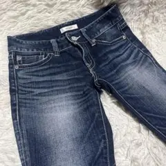 【廃盤品】マウジー　オリジナルスキニーデニム　ストレッチ　ホワイトステッチ　25