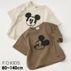 F.O.KIDS ミッキーマウス Tシャツ 110cm ブラウン