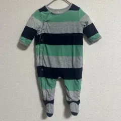 babyGap ベビーギャップ 足付きロンパース ボーダー 60 3-6ヶ月