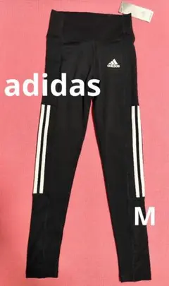 未使用】アディダス 3ストライプ タイトフィット ハイライズ レギンス M