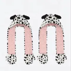 ディズニー 101匹わんちゃん マフラー ファンキャップ2つセット